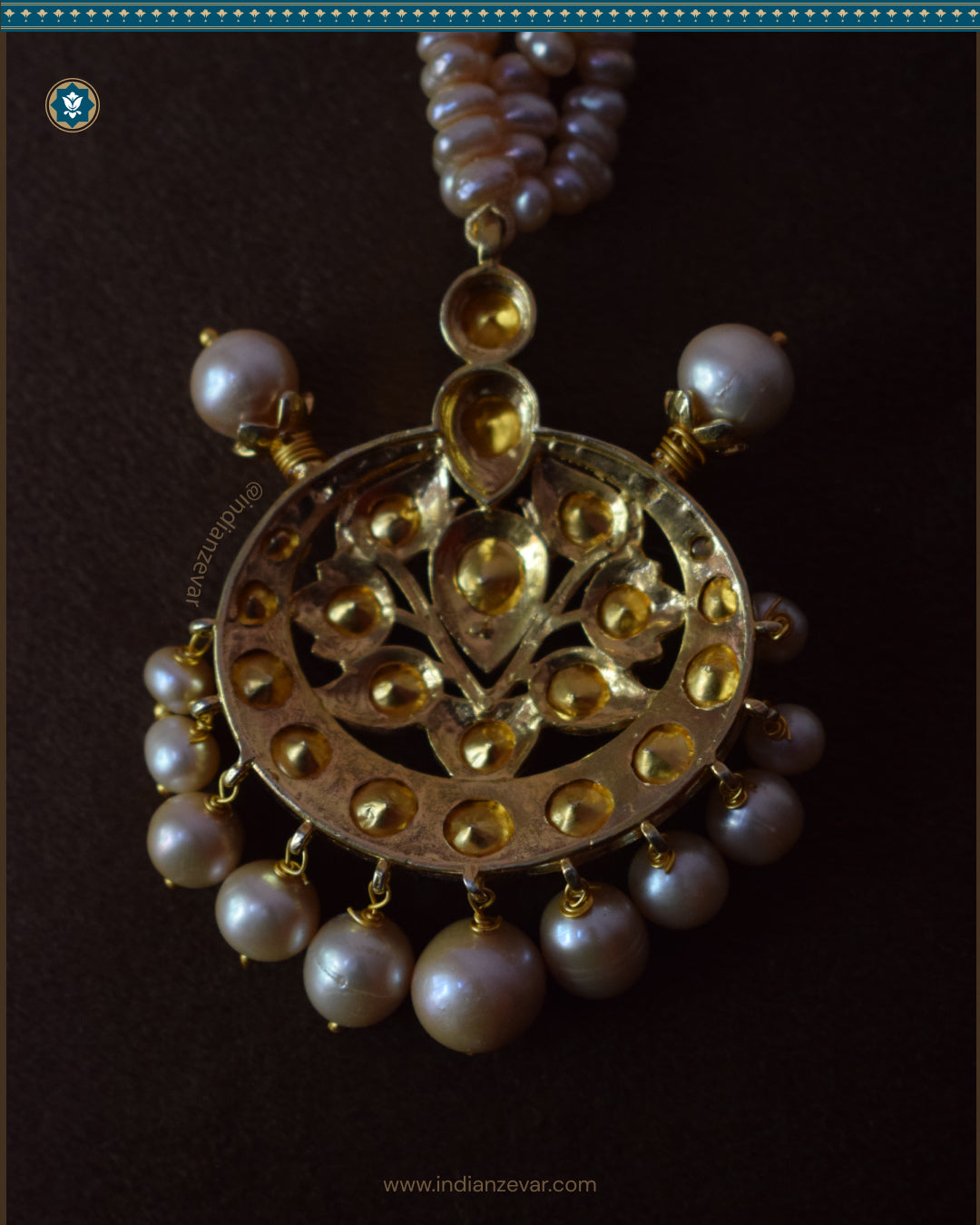 Hyderabadi Jadau Maang Tika: 92.5 Silver and Moissanite Uncut Polki Sparkling Elegance (Signature 2)
