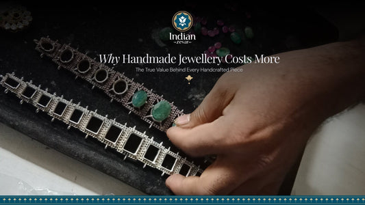 Skilled artisan working on Nizami jewellery design