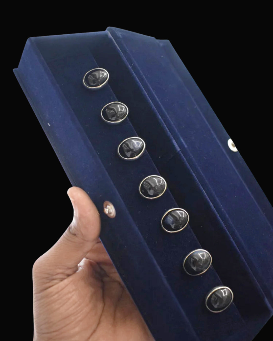 Jewelry and accessories collection by Indian Zevar for men, women, and gifting – including sherwani buttons, brooches, necklace add-ons, and traditional latkans