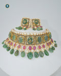 The Emerald Reimagined Chintak | Hyderabadi Jadau Bridal Necklace