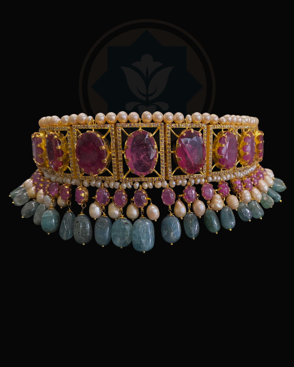 The Ruby Reimagined Chintak — Hyderabadi Jadau Heritage Necklace
