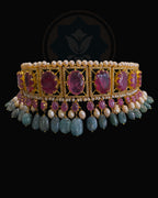 The Ruby Reimagined Chintak — Hyderabadi Jadau Heritage Necklace