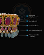 The Ruby Reimagined Chintak — Hyderabadi Jadau Heritage Necklace