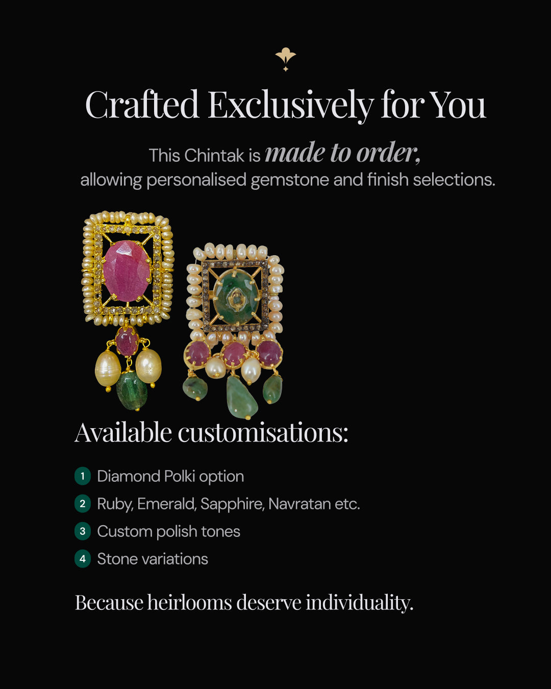 The Ruby Reimagined Chintak — Hyderabadi Jadau Heritage Necklace
