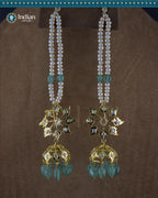 Traditional Hyderabadi Bridal Choker - Jadau Guluband Set (Essential 1)