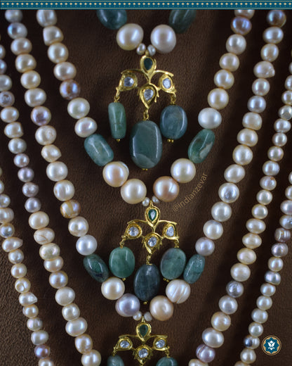 Hyderabadi Nizami Panchladha - 5 Strand Long Necklace  (Signature)