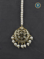 Traditional Hyderabadi Choker Set - 6ct Gold Plated with Faux Pearls
