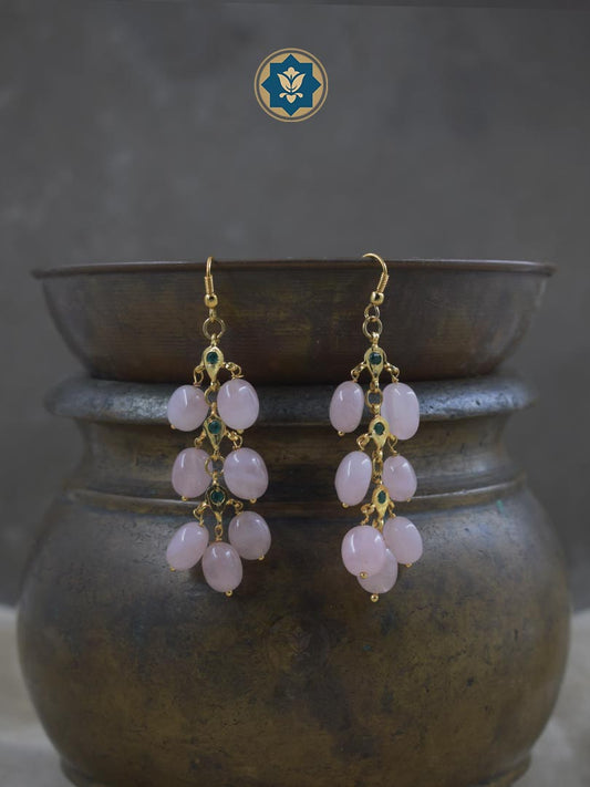 Light & Lovely: Rose Quartz Chandelier Earrings (Ready to Ship!)