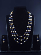 Something Blue: Freshwater Pearls & Blue Quartz Necklace (Casual Chic)