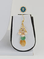 Sunny Delight: Citrine, Pearl & Green Pumpkin Necklace (Casual Chic)